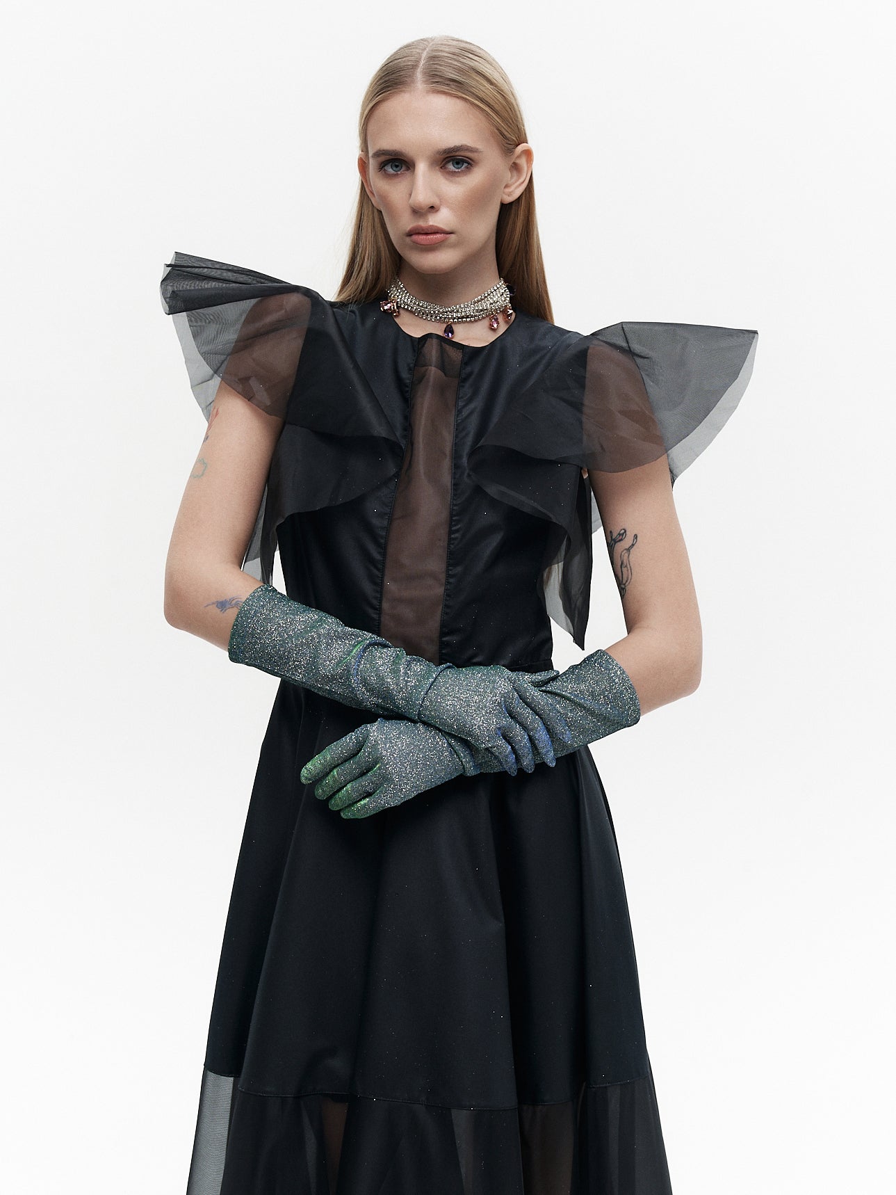 Black dragon dress