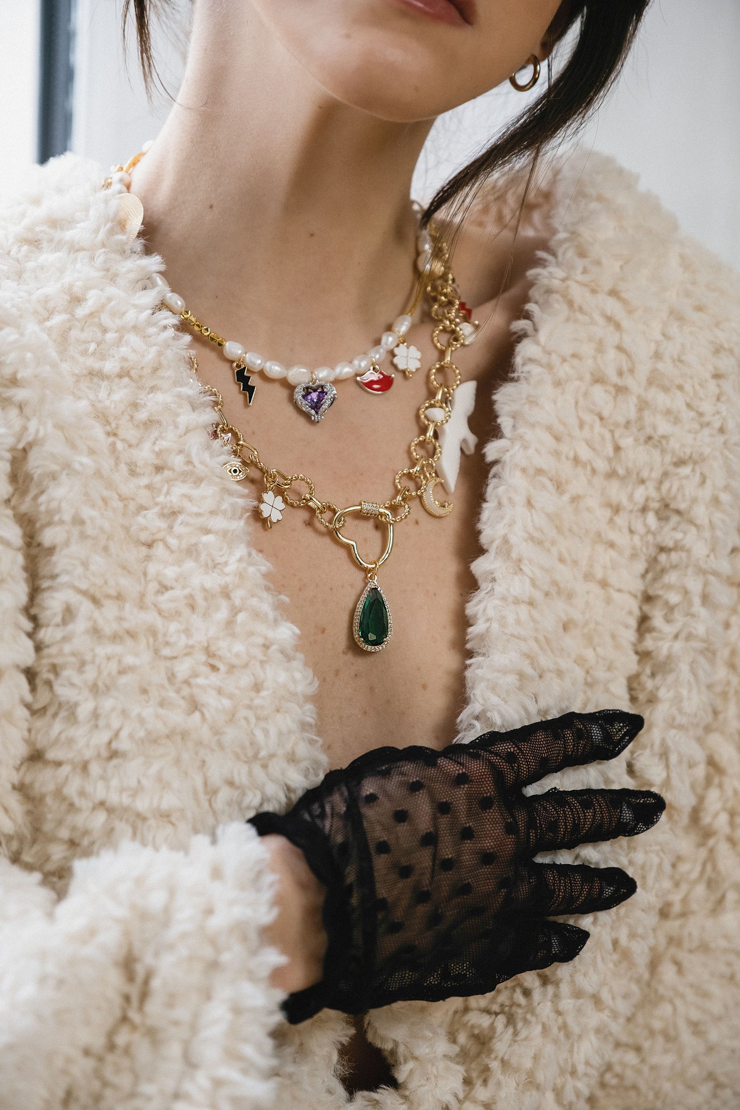 Necklace "Women history"