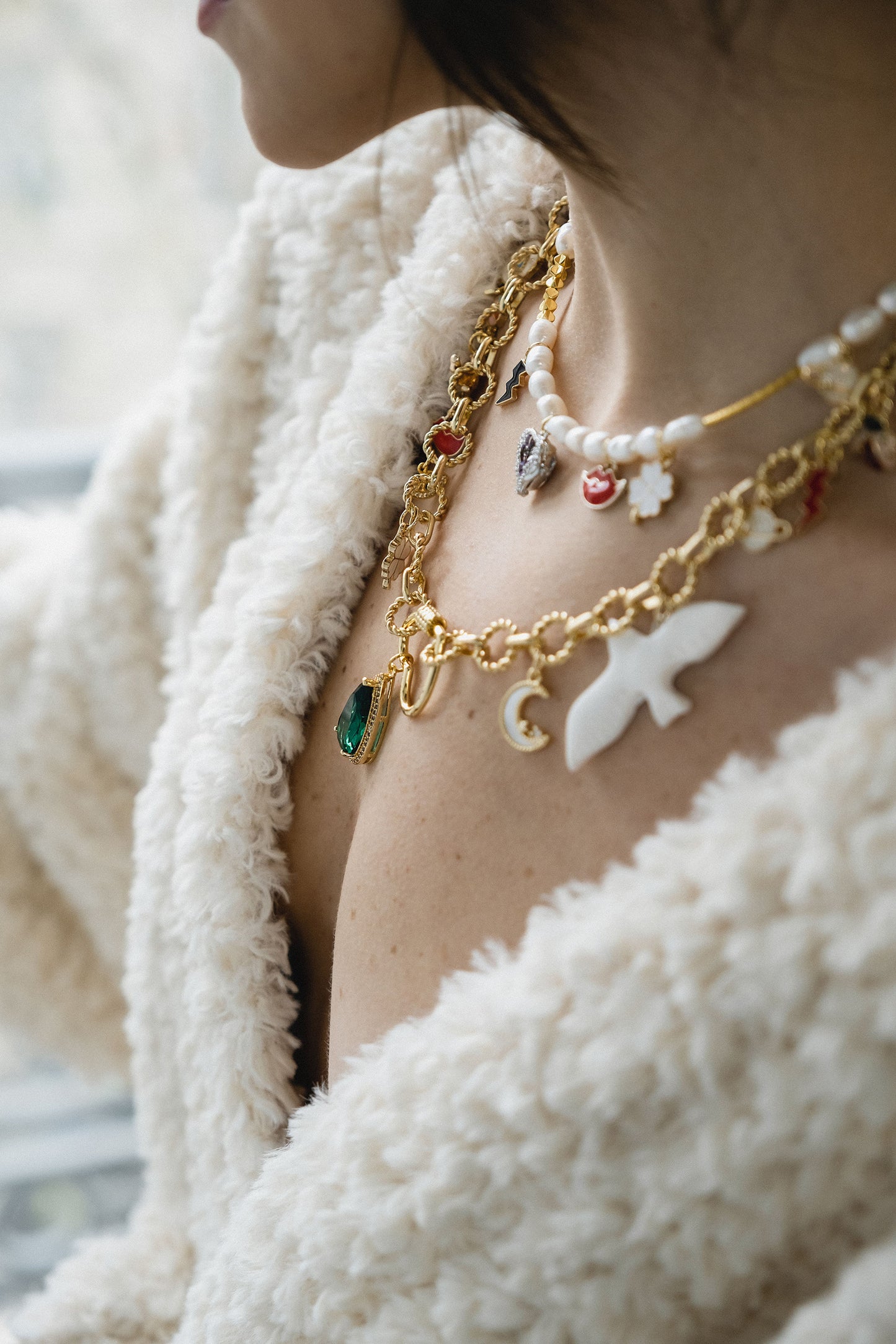 Necklace "Women history"