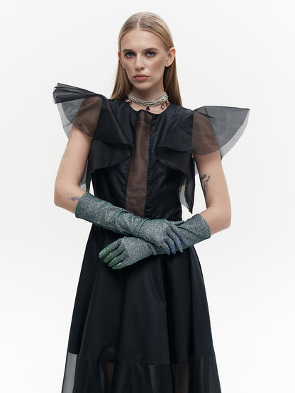 Black dragon dress