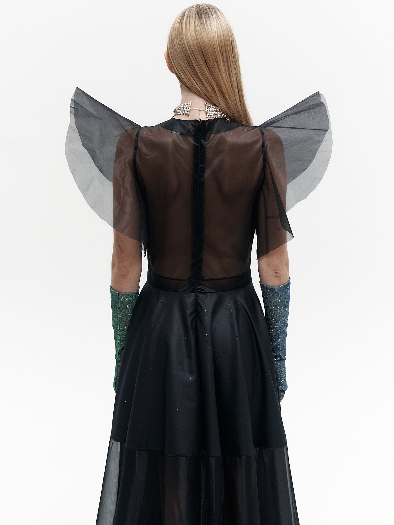 Black dragon dress