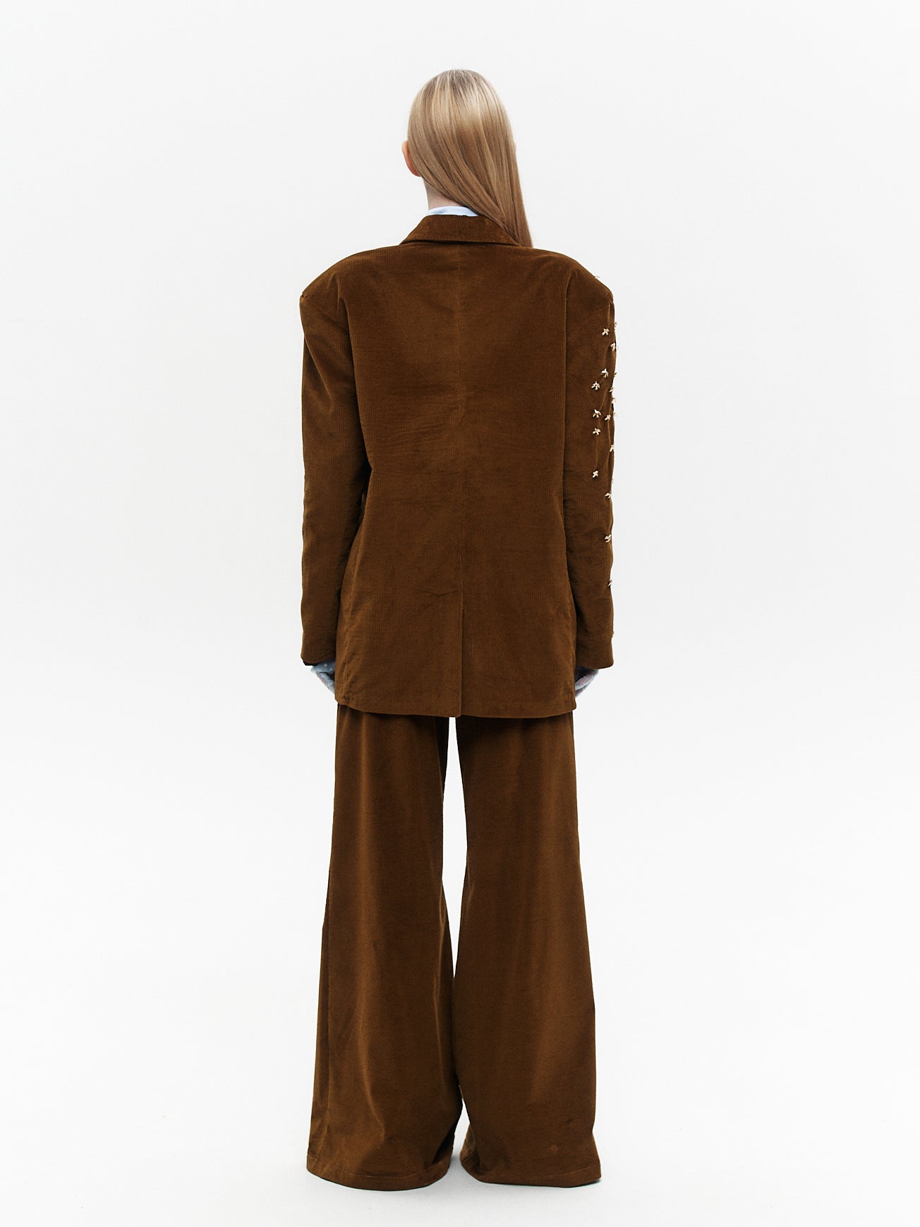 Velvet birds trousers